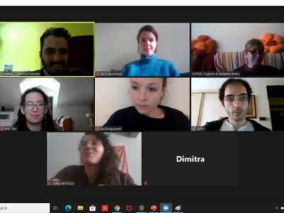 online kick-off meeting for the project Peers for Equality - Creative Learning Platform